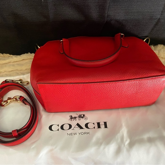 Coach pebbled leather crossbody - Picture 3 of 10